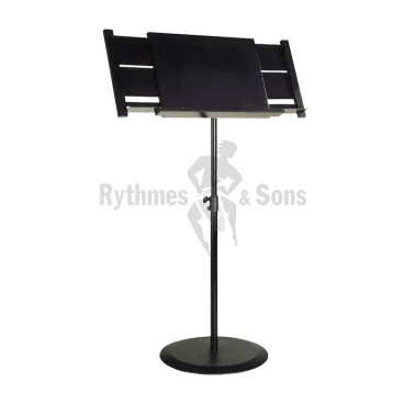 Pupitre d'orchestre KONIG & MEYER (K&M) plateau bois finition noire