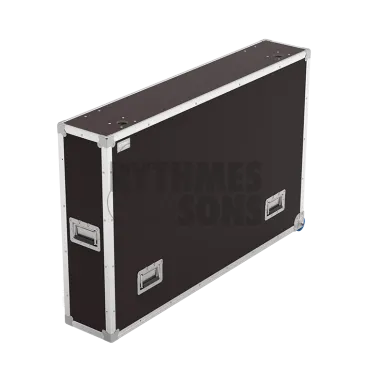 Flight-⁠case OpenRoad® Slim pour 1 à 2 écrans de 46" à 55"