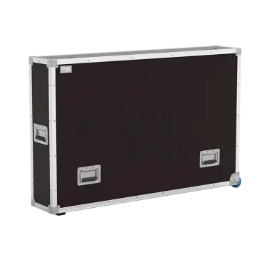 Flight-⁠case OpenRoad® Slim pour 1 à 2 écrans de 46" à 55"