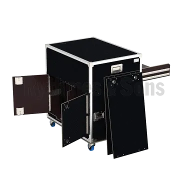 Rack OPENROAD® 2x12U + tablette coulissante L91cm
