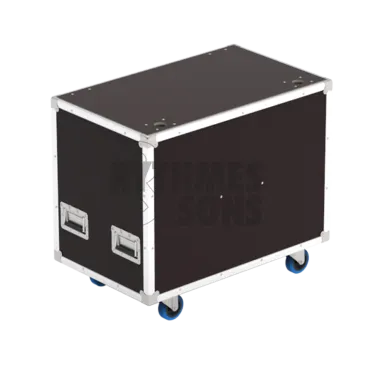 Flight-⁠case OpenRoad®+cloisons pour 1 à 2 écrans de 22" à 32"