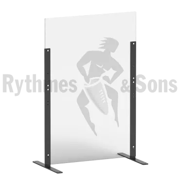 1 x H1,50m  Mobile and 100% transparent Partition Wall Divider