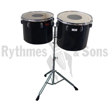 Set of 2 toms  15"+16" with stand
