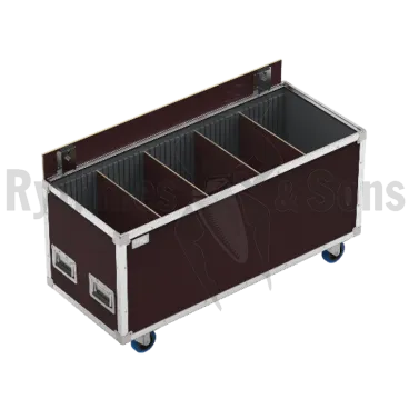 1200x500x600 Malle OPENROAD® brun clair+Aménagement