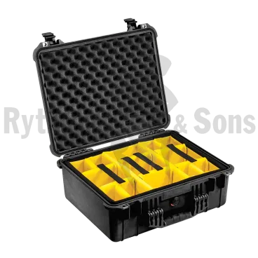 PELI™ 1550 Waterproof case + padded dividers 473x360xH196 int.