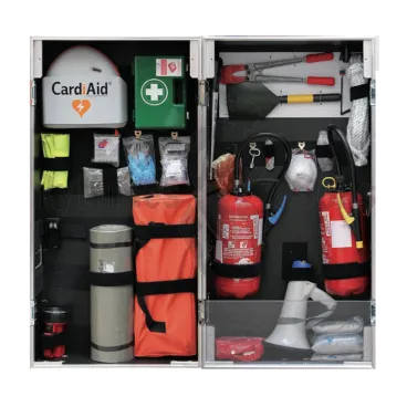First aid and fire safety flight case
