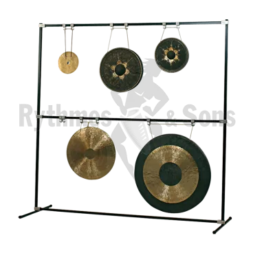 Produit RYTHMES & SONS 2x2m Portique 2 niveaux pour gongs & tam-⁠tams Image