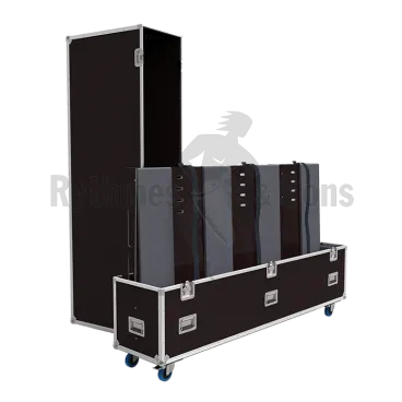Flight-⁠case Classique pour 1 écran de 70" à 85"