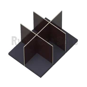 Produit 3x2 compartiments bois + mousse dans le fond pour malle 800x600xH600 Image