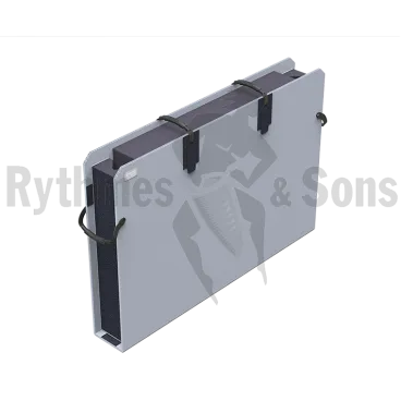 Etui OPEN-U® gris pour 1 écran de 40" à 55"