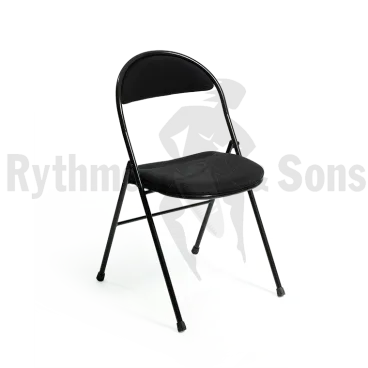Produit RYTHMES & SONS PREMIUM Chaise pliante tissu noir Image
