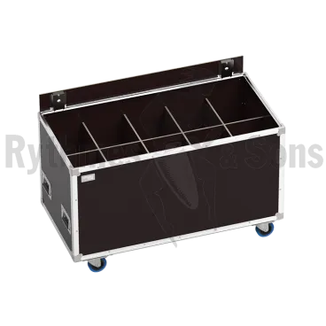 Flight-case OPENROAD® 1200x600xH600 pour 10 (5x2) projecteurs