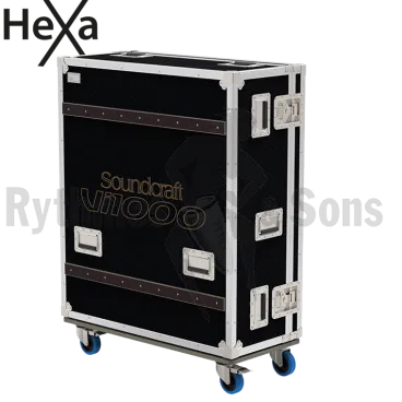 Produit SOUNDCRAFT Vi1000 Flight case HEXA + Bac pour console de mixage numérique compacte Image