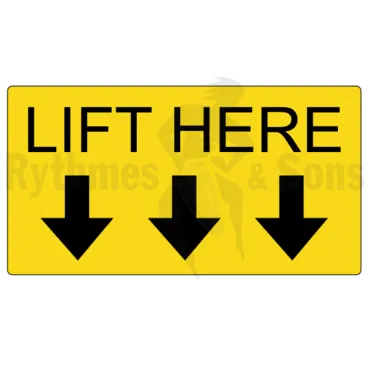 Produit Etiquette adhésive "Lift here" 150xH80 mm Image