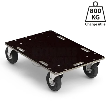 Produit Plateau roulant Tout-⁠terrain 1200x800xE21mm Roul. Ø260 Image