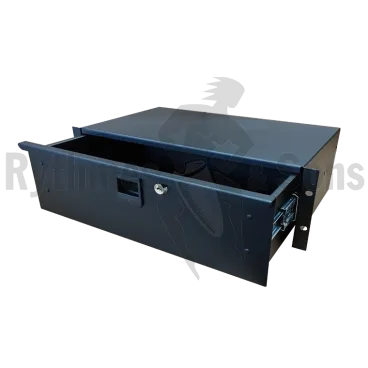 Steel rack drawer 19" 3U depth 254mm