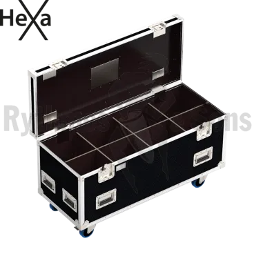Flight-case Classique HEXA 1200x500xH500 pour 8 (4x2) projecteurs