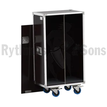 Flight-⁠case OPENROAD® pour 2 projecteurs de découpes 613S, 613/614/663SX, ZEP-⁠643/644SX, DS101, DVW105, DW104/105, Source four LED Series 3 Lustr, Hyperion PR HY LED 200 ZW ROBERT JULIAT, ADB/CLAY PAKY, ETC, SPOTLIGHT