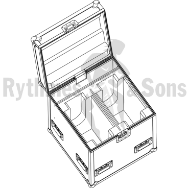 Produit Flight-⁠case pour 2 lyres MARTIN MAC Quantum Profile Image