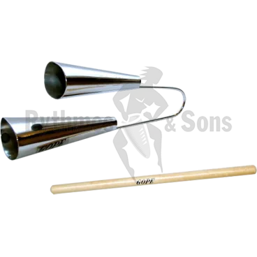 Cloche Agogo à 2 cloches Chrome