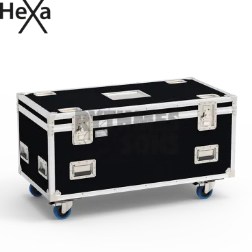 Flight-case pour 4 rampes CHAUVET COLORado PXL Bar 16 avec crochets