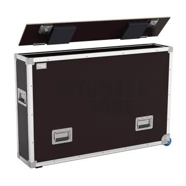 Flight-⁠case OpenRoad® Slim pour 1 à 2 écrans de 32" à 46"