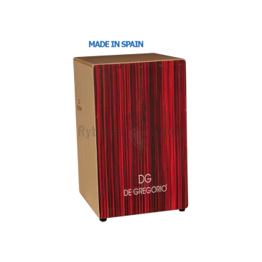 DE GREGORIO cajon Bravo Red Makassar model