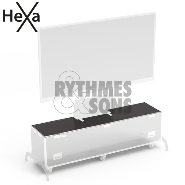 Flight-case Classique avec élévateur électrique pour écran 75" à 98"