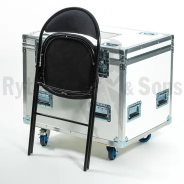 RYTHMES & SONS LILA® I Folding chair Gray Fabric