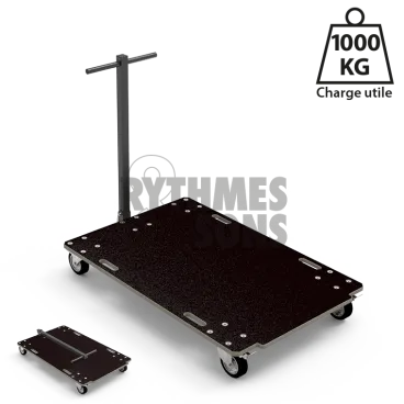 Produit Chariot manutention pliable Forte 1200x800xE21mm Roul. Ø125 Image