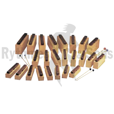 Jeu de 8 lames bois Basse s/résonateurs