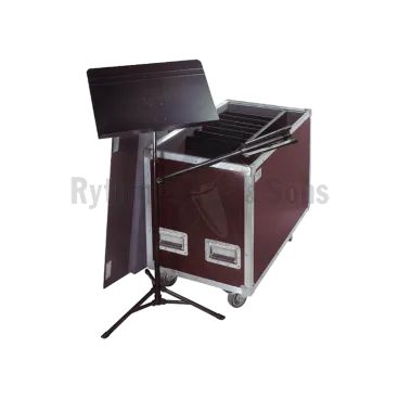 Lot de 20 pupitres Voyager #52 MANHASSET® + Pupitre de direction + Flight-case