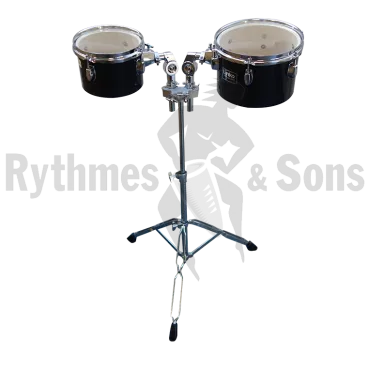 Set of 2 toms  8"+10" with stand