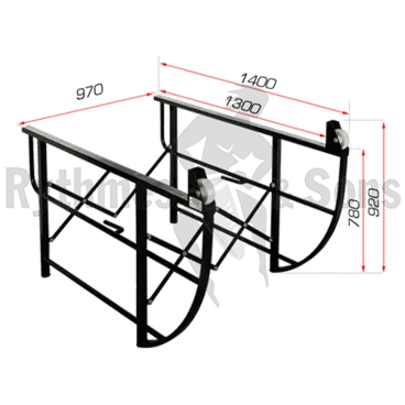 EASY DESK pour table de mixage L97 x P130 cm