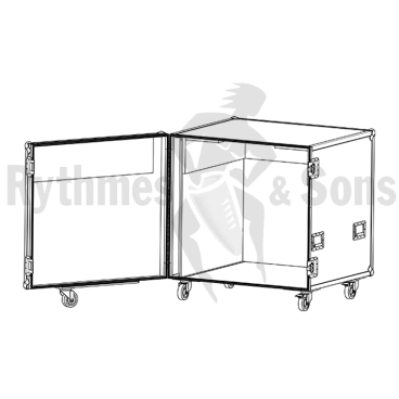 Produit ADAMS Professionnelle 29" Flight-case pour timbale avec compartiment peau Image