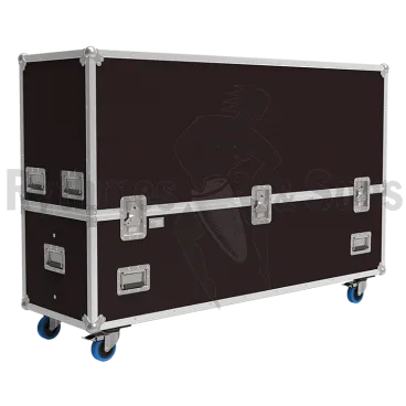 Flight-⁠case Classique pour 1 à 2 écrans de 54" à 75"