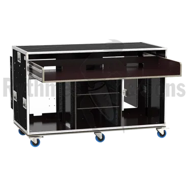 Produit Rack OPENROAD® 2x12U + tablette coulissante L142cm Image