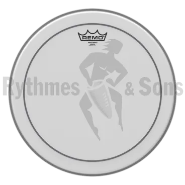 Peau REMO Pinstripe transparente pour grosse caisse de batterie Ø22"