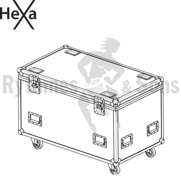 Universal Trunk 1200x700xH700 with foam padding and dividers