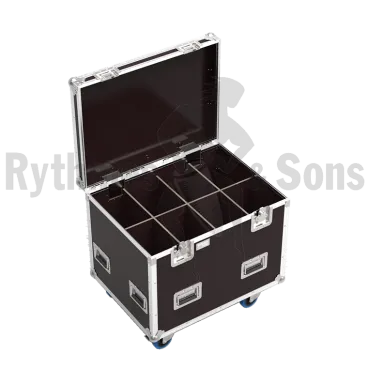 Flight-case Classique 800x600xH600 pour 8 (4x2) projecteurs