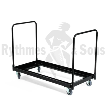 RYTHMES & SONS Chariot de transport pour 20 chaises pliantes LILA® I & II