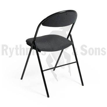 RYTHMES & SONS Lot de 20 chaises LILA® I tissu gris + flight-case
