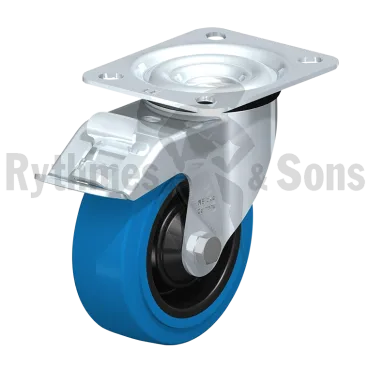 Roulettes pivotantes Ø100 à frein 150kg BLICKLE