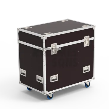 Flight-⁠case pour 6 projecteurs de découpes Sully 653SX, Sully 654SX, Hyperion PR HY LED 300 ZW, Hyperion PC HY LED 300 DMX, Hyperion FN HY LED 300 DMX ROBERT JULIAT, SPOTLIGHT