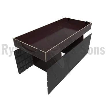 Produit Côtés rainurés composite + 2 cloisons + bac pour malle 1200x600xH600 Image