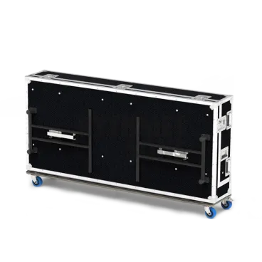 Telemetry flight case 3 seats and 6 monitors