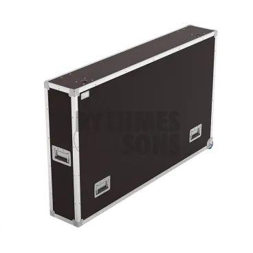 Flight-⁠case OpenRoad® Slim pour 1 à 2 écrans de 52" à 60"