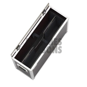 Flight-⁠case OpenRoad®+cloisons pour 1 écran de 22" à 30"