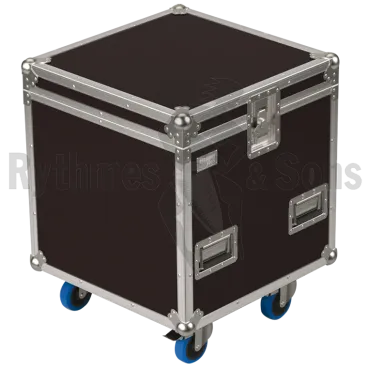 Classic flight case 600x600xH600 for 6 (3x2) spotlights