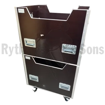 Lot de 2 bacs de transport et stockage 800x600x600 Ep. 12mm